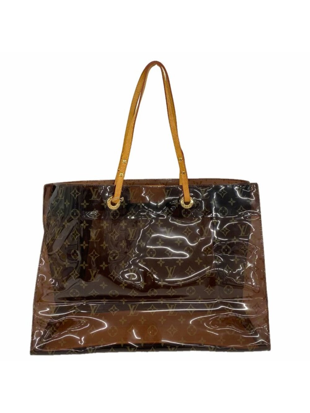 Louis Vuitton Tote Bag Monogram Vinyl Cabas Cruise Brown